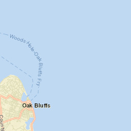 Oak Bluffs Street Map