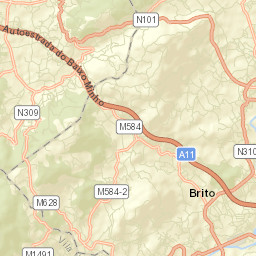 Brito Street Map