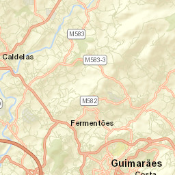 Caldas das Taipas Street Map
