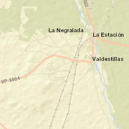 Valdestillas Street Map