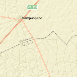 Campaspero Street Map