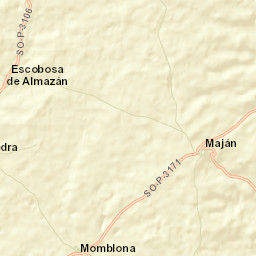 Maján Street Map
