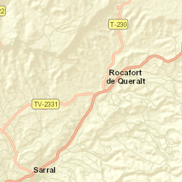 Forès Street Map