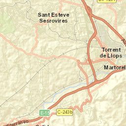 Martorell Street Map