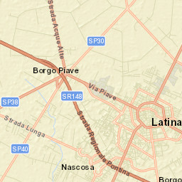 Latina Street Map