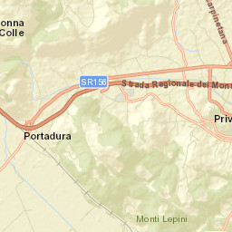 Priverno Street Map