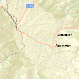 Amaseno Street Map