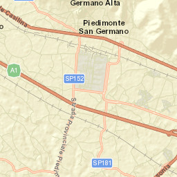 Piedimonte San Germano Street Map
