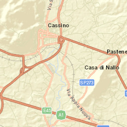 Cassino Street Map