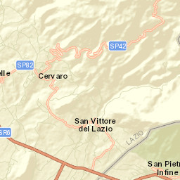 San Pietro Infine Street Map