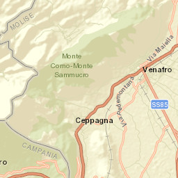 Conca Casale Street Map