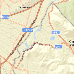 Capriati A Volturno Street Map