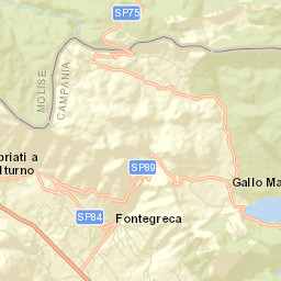 Gallo Matese Street Map