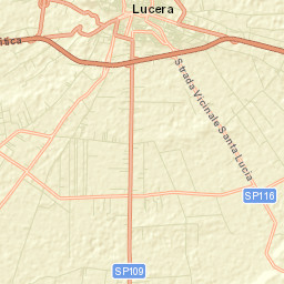 Lucera Street Map
