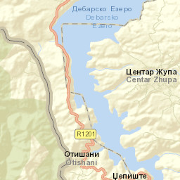 Centar Župa Street Map