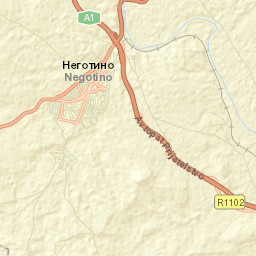 Negotino Street Map