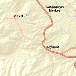 Boyabat Street Map