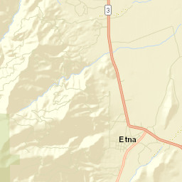 Etna California Street Map