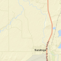 Saratoga Street Map