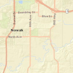 Norwalk Street Map