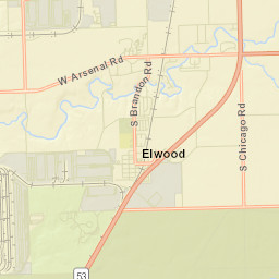 Elwood Street Map