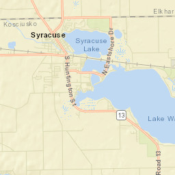 Syracuse Street Map