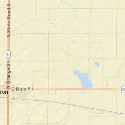 Noble County Street Map
