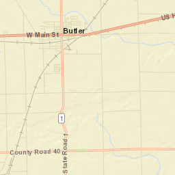 Butler Street Map
