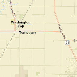 Tontogany Ohio Street Map