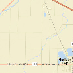 Gibsonburg Ohio Street Map