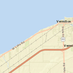 Vermilion Ohio Street Map