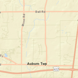 Auburn Corners Ohio Street Map