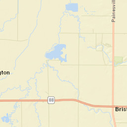 North Bristol Ohio Street Map