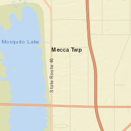 Mecca Ohio Street Map