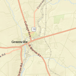 Greenville Street Map