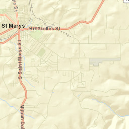 Saint Marys Street Map