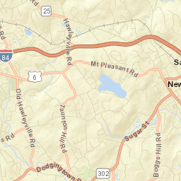 Newtown Connecticut Street Map