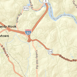 Rocky Glen Connecticut Street Map