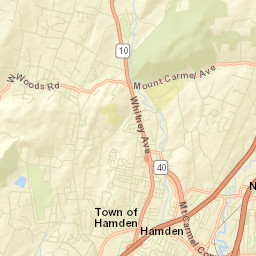 Mount Carmel Connecticut Street Map