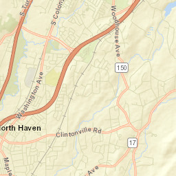 North Haven Connecticut Street Map