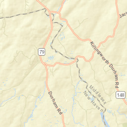 Rockland Connecticut Street Map