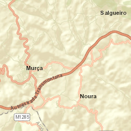 Murça Street Map