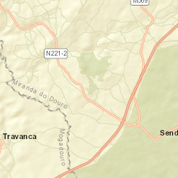 Sendim Street Map
