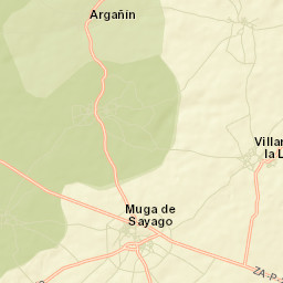 Argañín Street Map