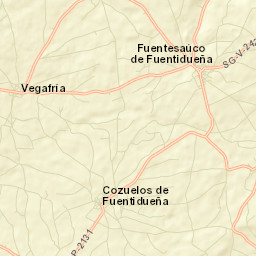 Fuentesaúco de Fuentidueña Street Map