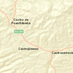 Castroserracín Street Map