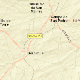 Campo de San Pedro Street Map