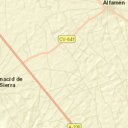 Alfamén Street Map