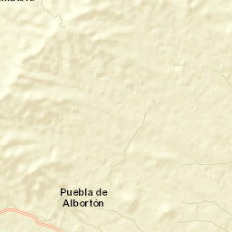 Puebla de Albortón Street Map