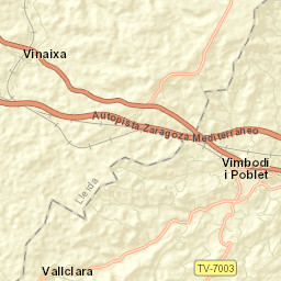 Vallclara Street Map